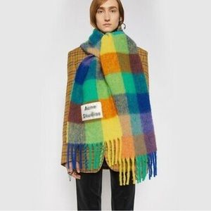 Rarely worn Acne Studio rainbow scarf